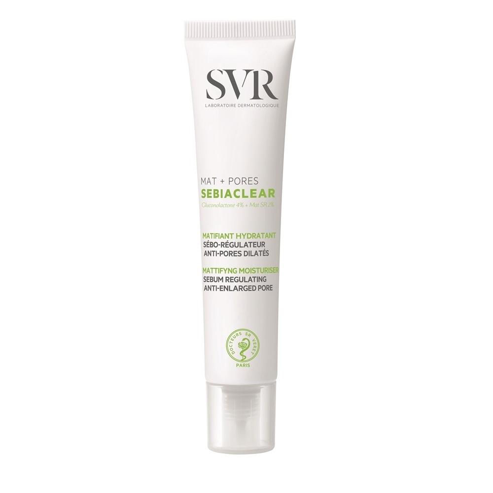 Crema matifianta seboreglatoare Sebiaclear Mat+Pores SVR Laboratoires (Concentratie: Crema pentru fata, Gramaj: 40 ml)