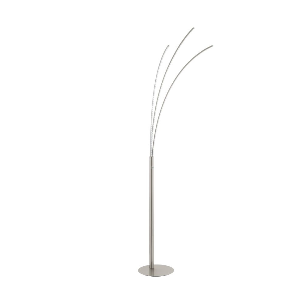 Lampadar Villa Franca, LED, aluminiu, 3 X 6.7W , nichel, 187 cm