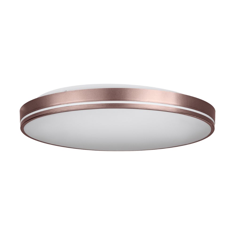Plafoniera Orotava D395, plastic, LED, 2 x 11 W, alb si alama, 39.5 cm