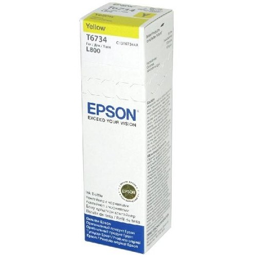 Toner inkjet Epson T6734 Yellow pentru L800, 70ml