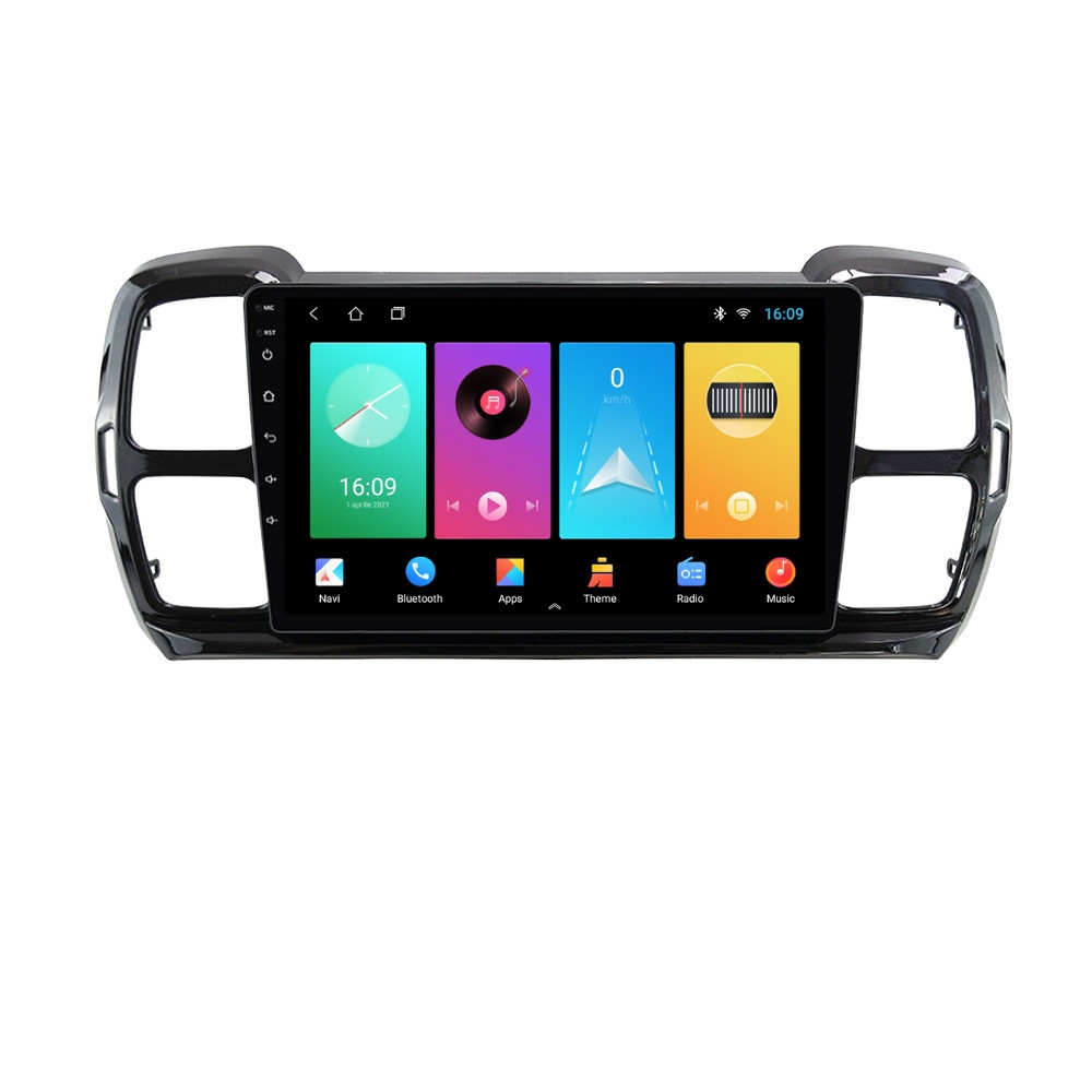 Navigatie dedicata cu Android Citroen C5 Aircross dupa 2018, 2GB RAM, Radio GPS Dual Zone, Display HD IPS 9" Touchscreen, Internet Wi-Fi, Bluetooth, MirrorLink, USB