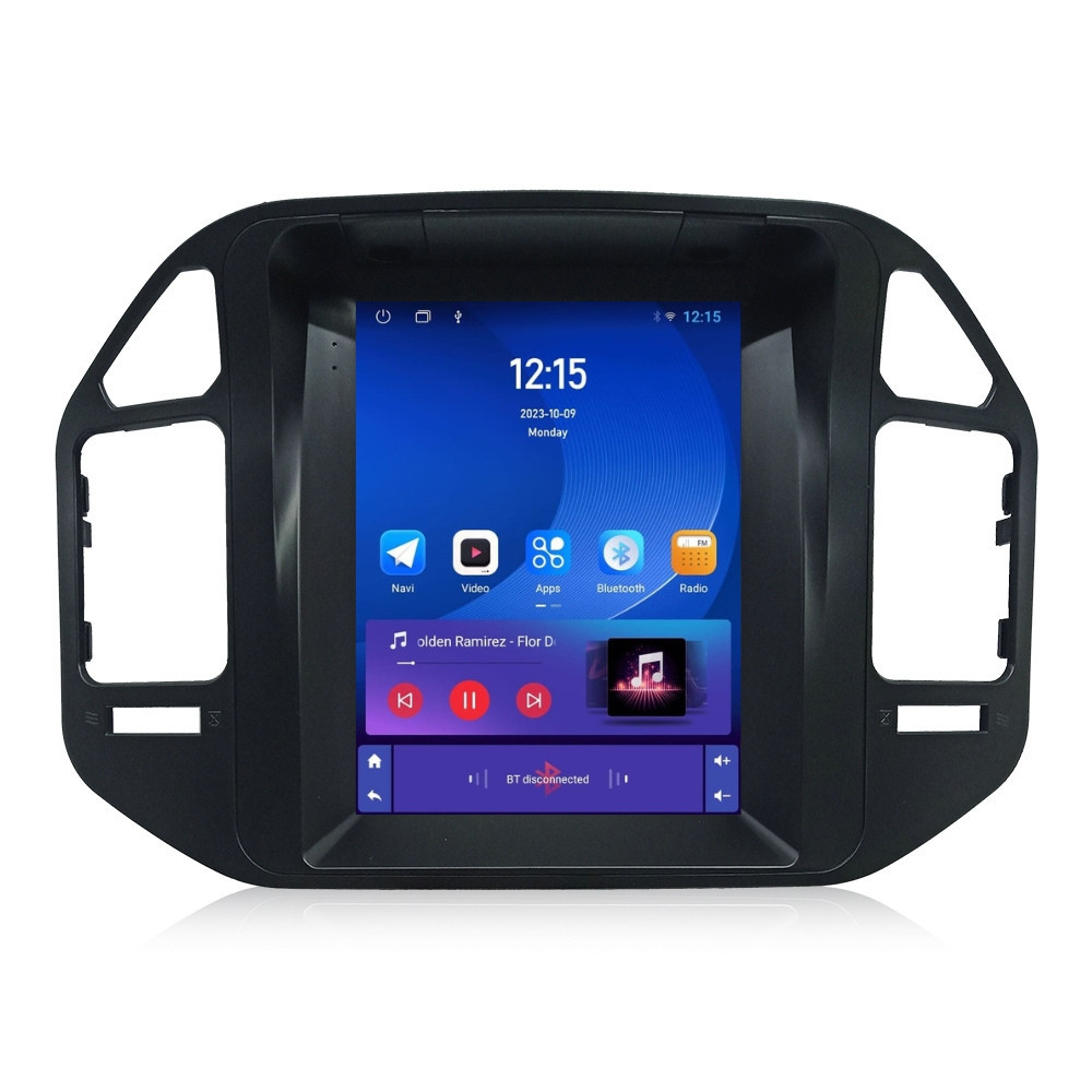 Navigatie dedicata cu Android tip tesla Mitsubishi Pajero III 2001 - 2006, 1GB RAM, Radio GPS Dual Zone, Touchscreen IPS 9.7" HD, Internet Wi-Fi, Bluetooth, MirrorLink, USB
