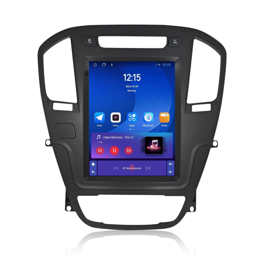 Navigatie dedicata cu Android tip tesla Opel Insignia A 2008 - 2013, 1GB RAM, Radio GPS Dual Zone, Touchscreen IPS 9.7" HD, Internet Wi-Fi, Bluetooth, MirrorLink, USB