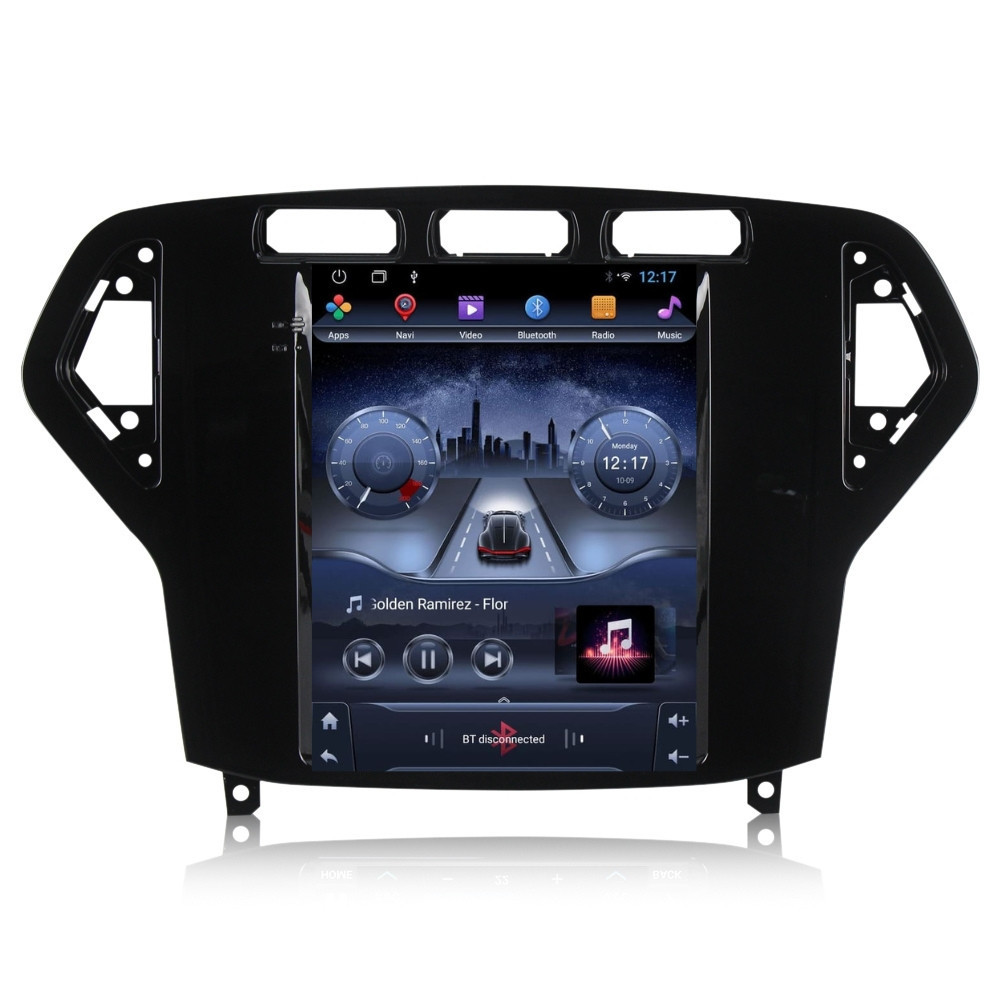 Navigatie dedicata cu Android tip tesla Ford Mondeo IV 2007 - 2011 clima automata, negru, 2GB RAM, Radio GPS Dual Zone, Touchscreen IPS 9.7" HD, Internet Wi-Fi, Bluetooth, MirrorLink, USB