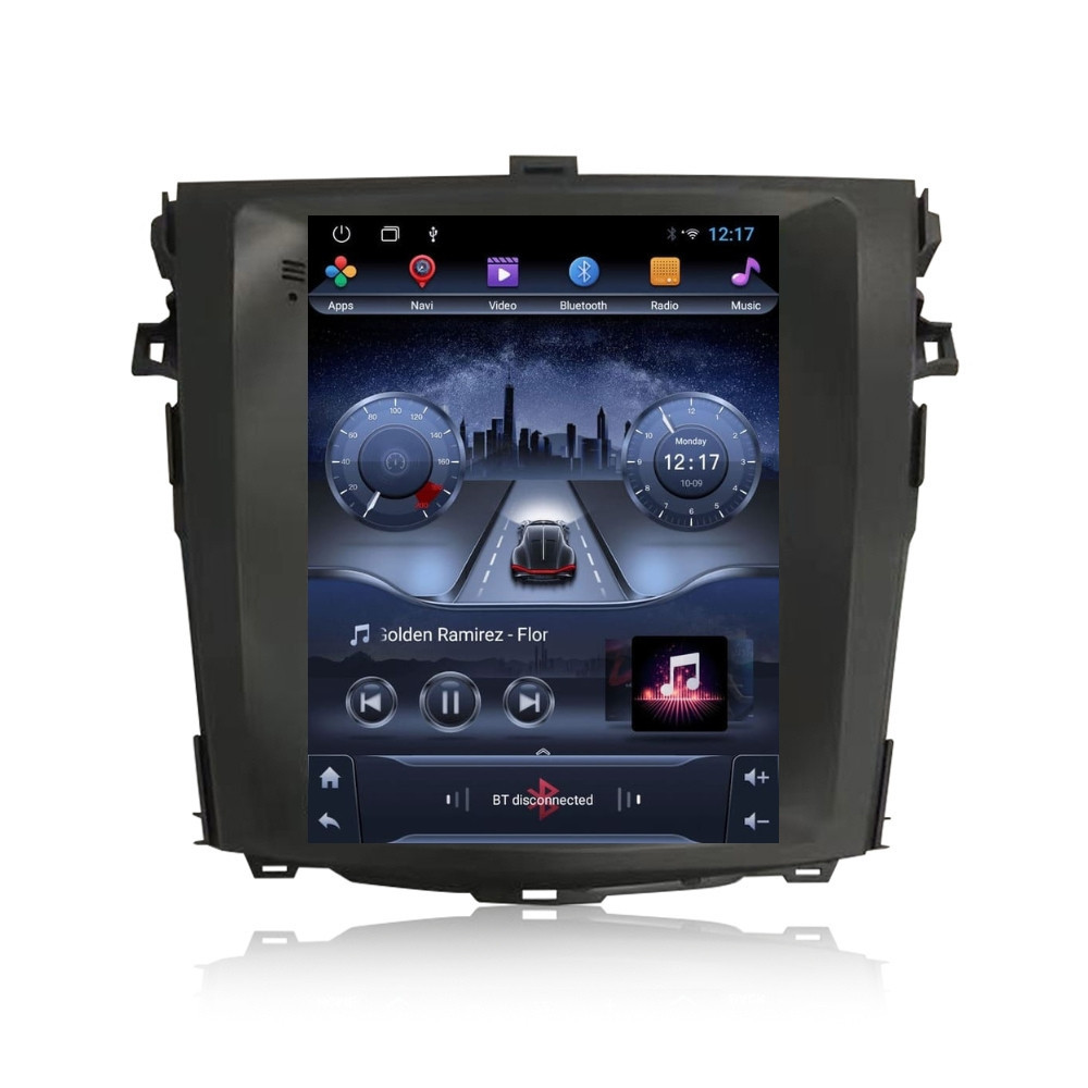 Navigatie dedicata cu Android tip tesla Toyota Corolla 2007 - 2013, 2GB RAM, Radio GPS Dual Zone, Touchscreen IPS 9.7" HD, Internet Wi-Fi, Bluetooth, MirrorLink, USB