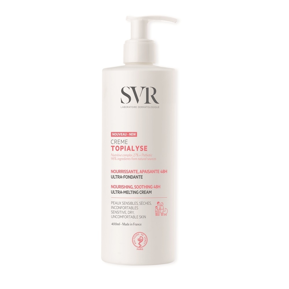 Crema emolienta Topialyse SVR Laboratoires (Concentratie: Crema de corp, Gramaj: 400 ml)