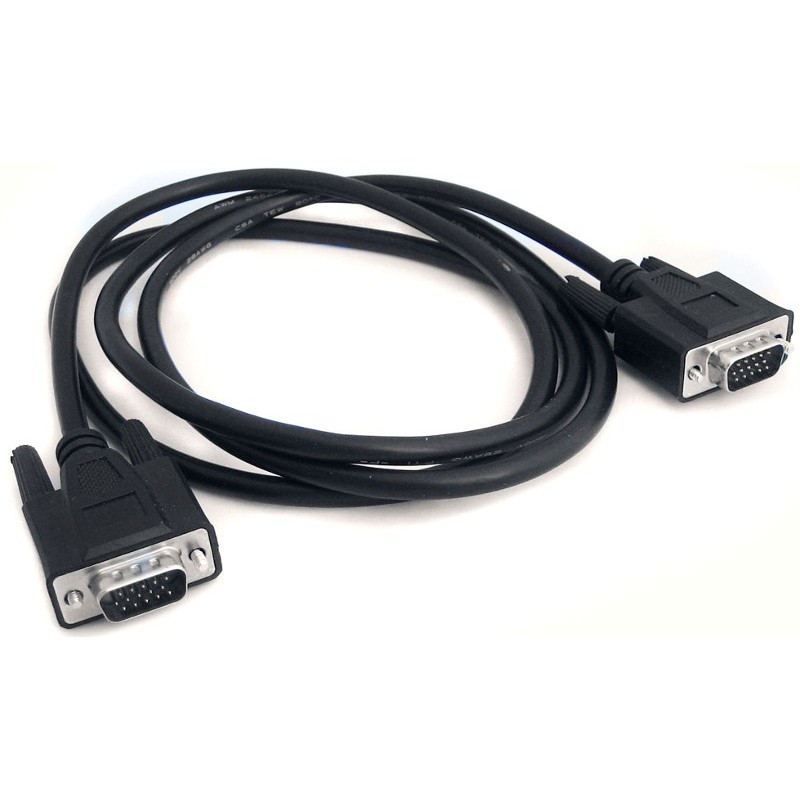 Equip VGA HD15m/HD15m ferrite core 3m cable black 118811