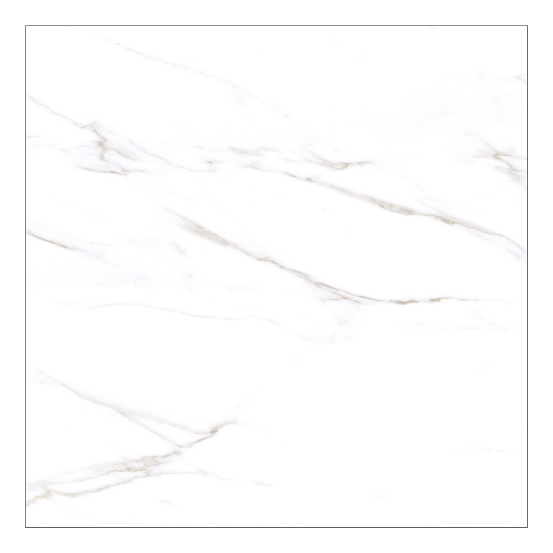 Gresie portelanata exterior Kai Ceramics Marmi, alb, aspect marmura, finisaj mat, patrata, grosime 8.5 mm, 60 cm
