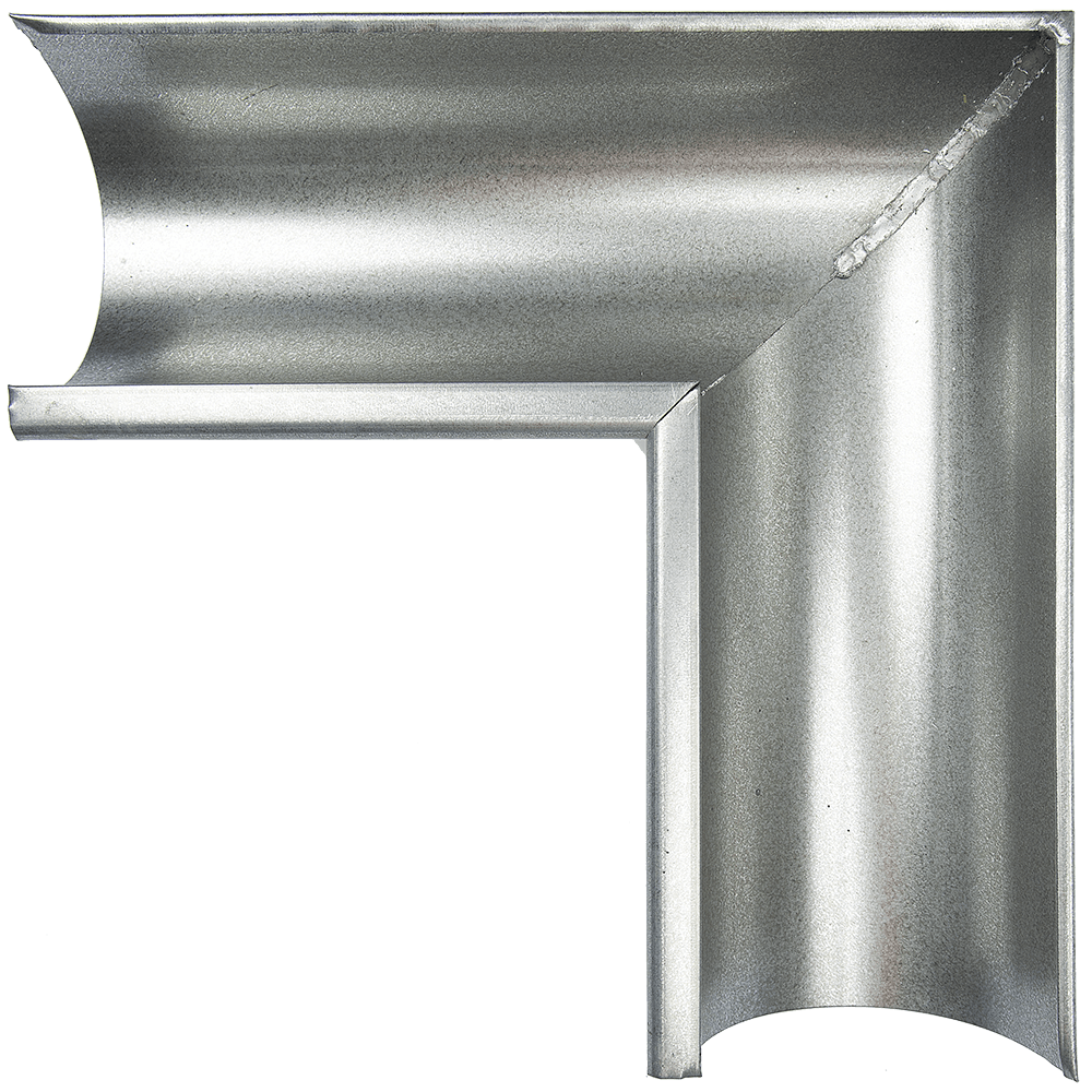Coltar interior jgheab otel galvanizat, 125 mm, zincat
