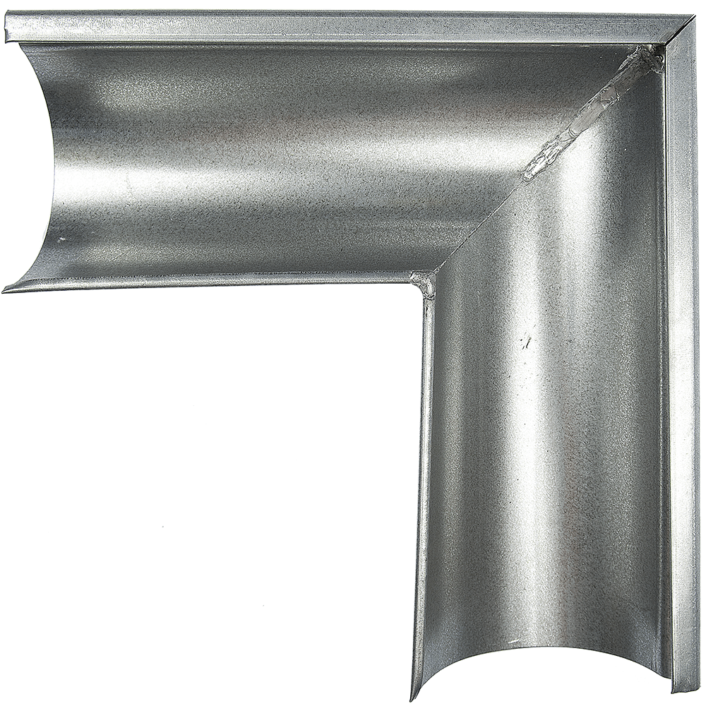 Coltar exterior, metalic, 125 mm, zincat