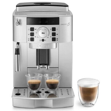 Espressor automat De'Longhi ECAM 22.110SB, 1450 W, 15 bari, 1.8 l, Argintiu/Negru