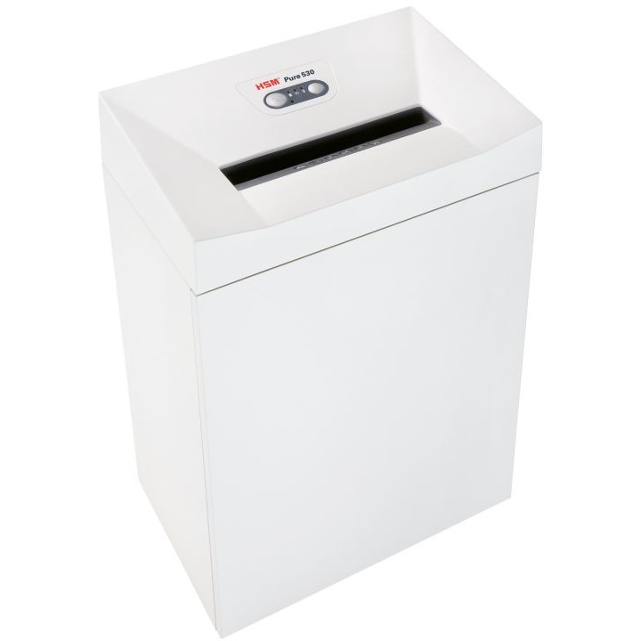 Distrugator documente HSM Pure 530 - strips 3,9mm/ 19-21 sheets 80 g/ 80 l bin/ DIN 2