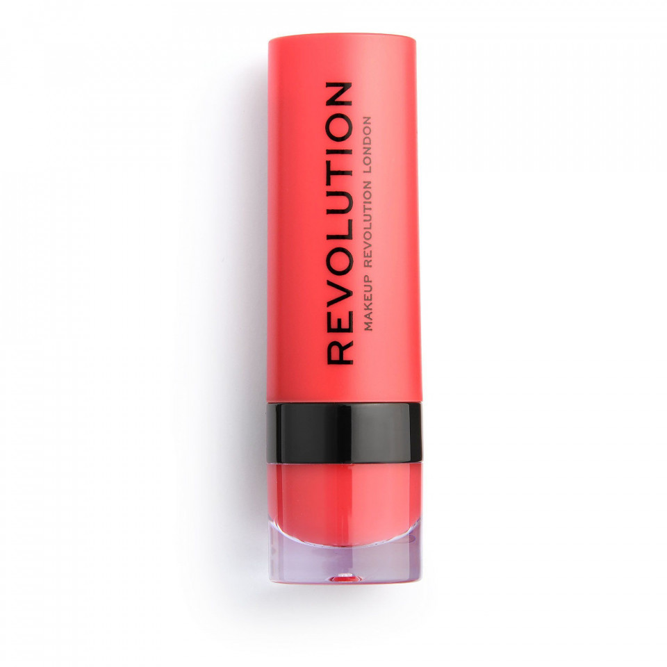 Ruj mat Makeup Revolution, REVOLUTION, Vegan, Matte, Cream Lipstick, 3 ml (Nuanta Ruj: 130 Decadence)