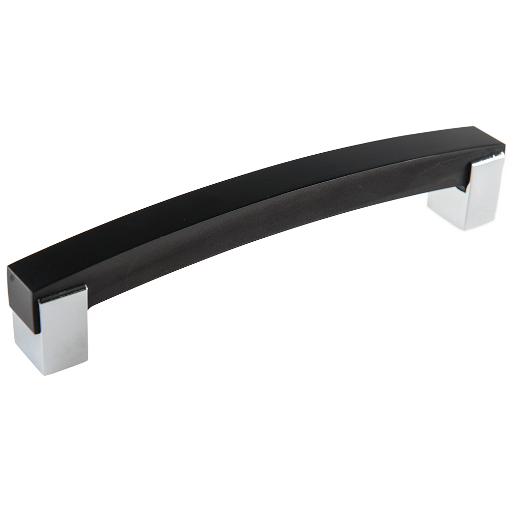 Maner AA686 160 mm, negru/aluminiu mat