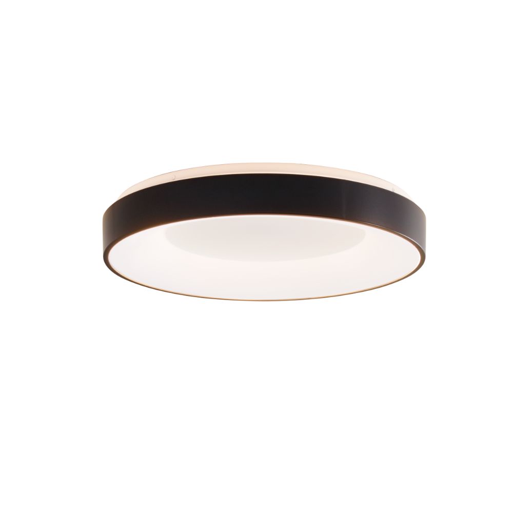 Plafoniera Jutio, plastic, 4 x 8.1 LED, 24.4 W, negru, 48 cm