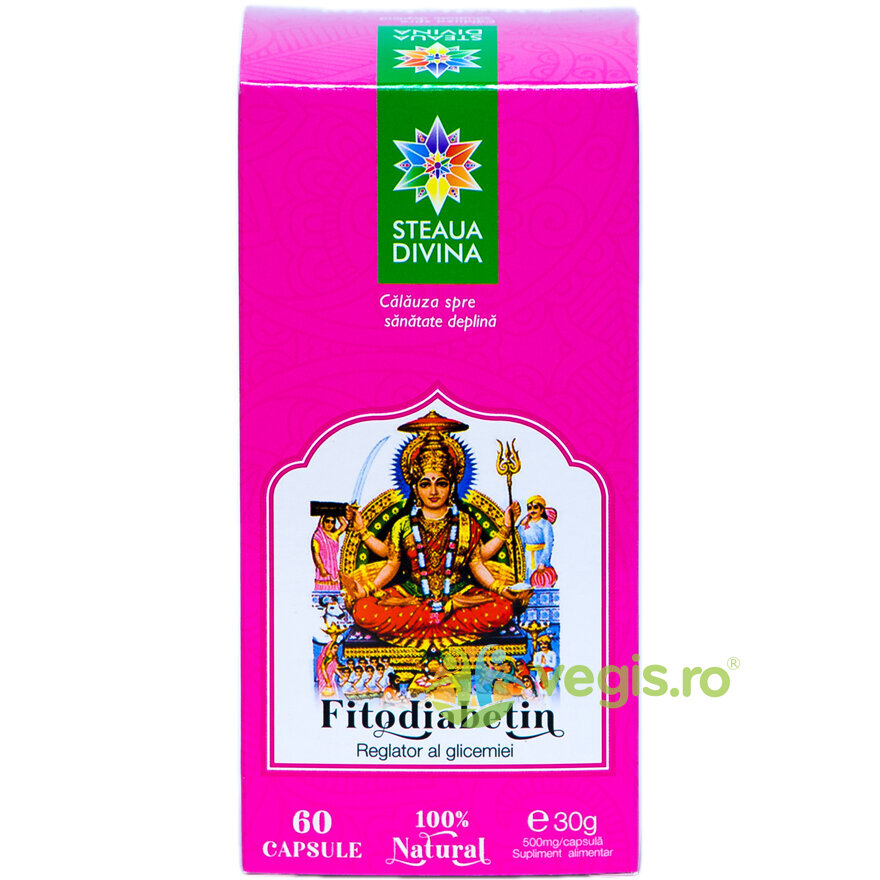 Fitodiabetin Reglator al Glicemiei  60cps
