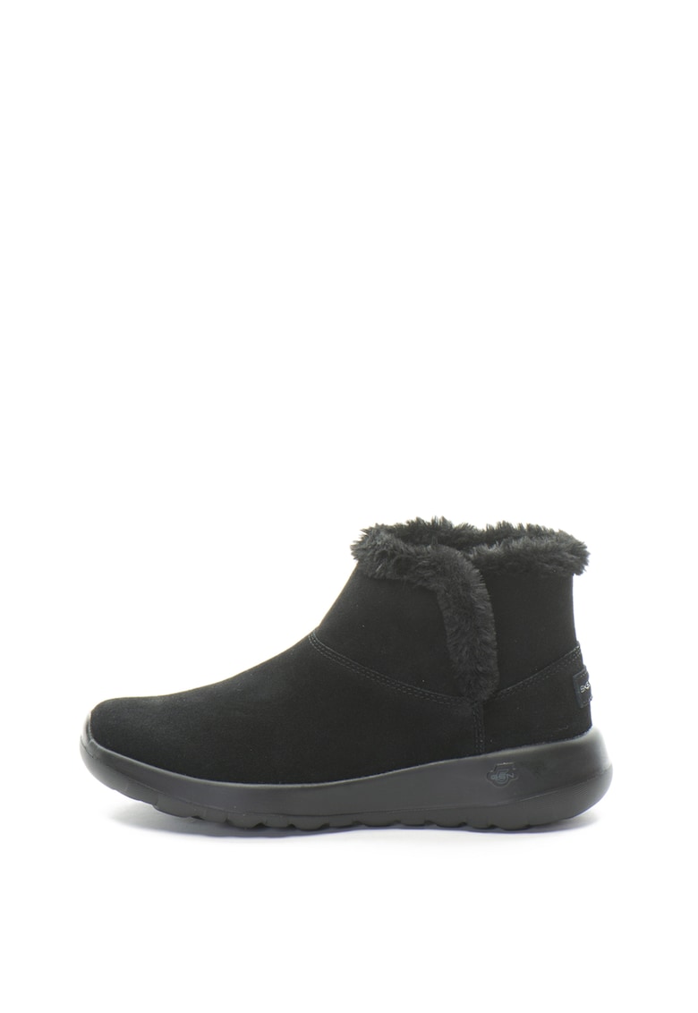 Ghete cu blana femei  ON-THE-GO JOY -Bundle up - negru - Negru/Gri