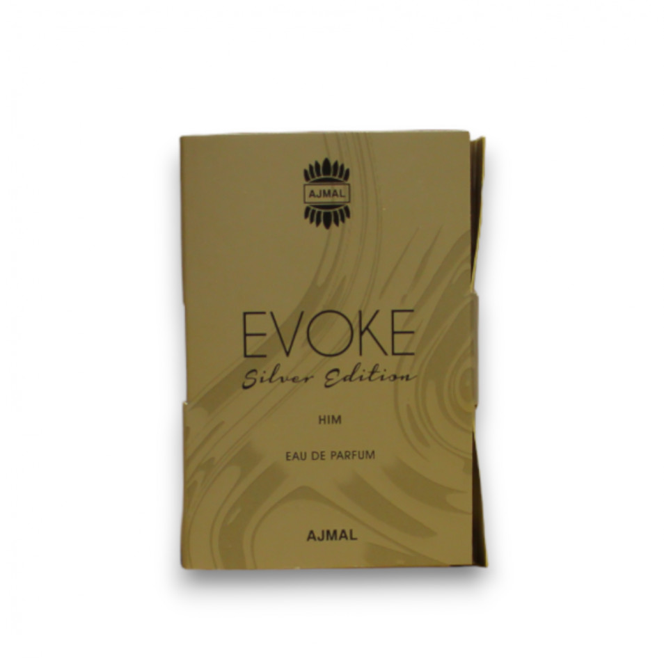 Esantion Ajmal Evoke Silver Him, Apa de Parfum, Barbati 1,5 ml