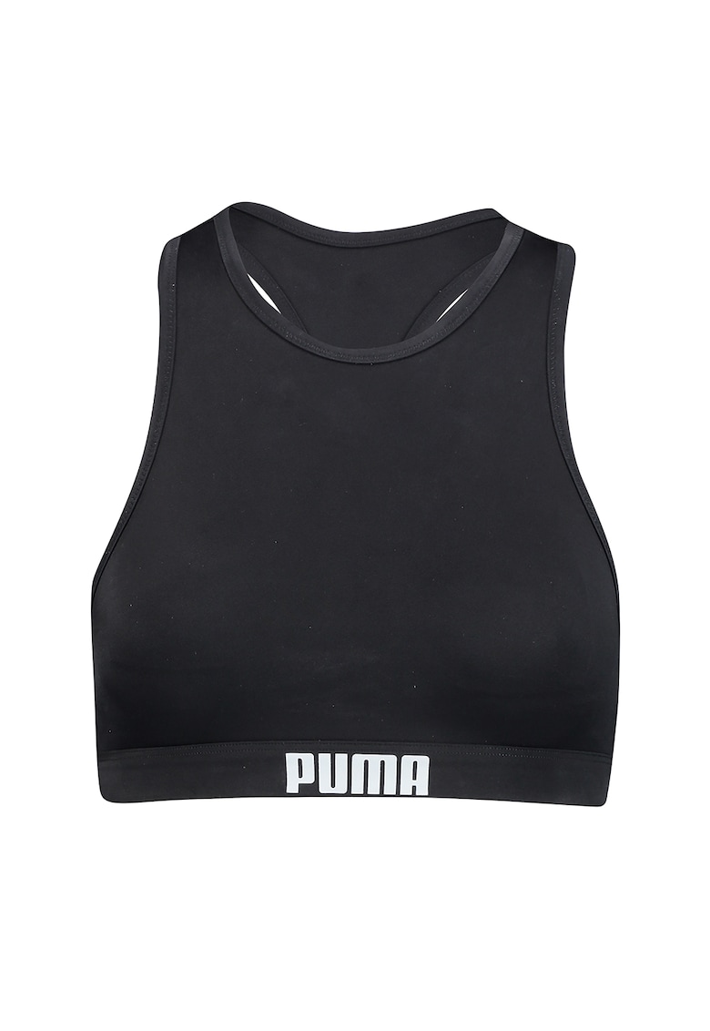 Sutien de baie cu spate decupat - Negru