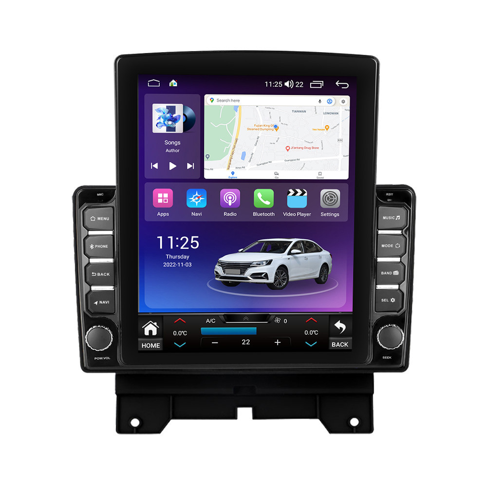 Navigatie dedicata cu Android Land Rover Range Rover Sport I 2009 - 2013, 4GB RAM, Radio GPS Dual Zone, Touchscreen IPS 9.7" HD tip Tesla, Internet Wi-Fi si slot SIM 4G, Bluetooth, MirrorLink, USB