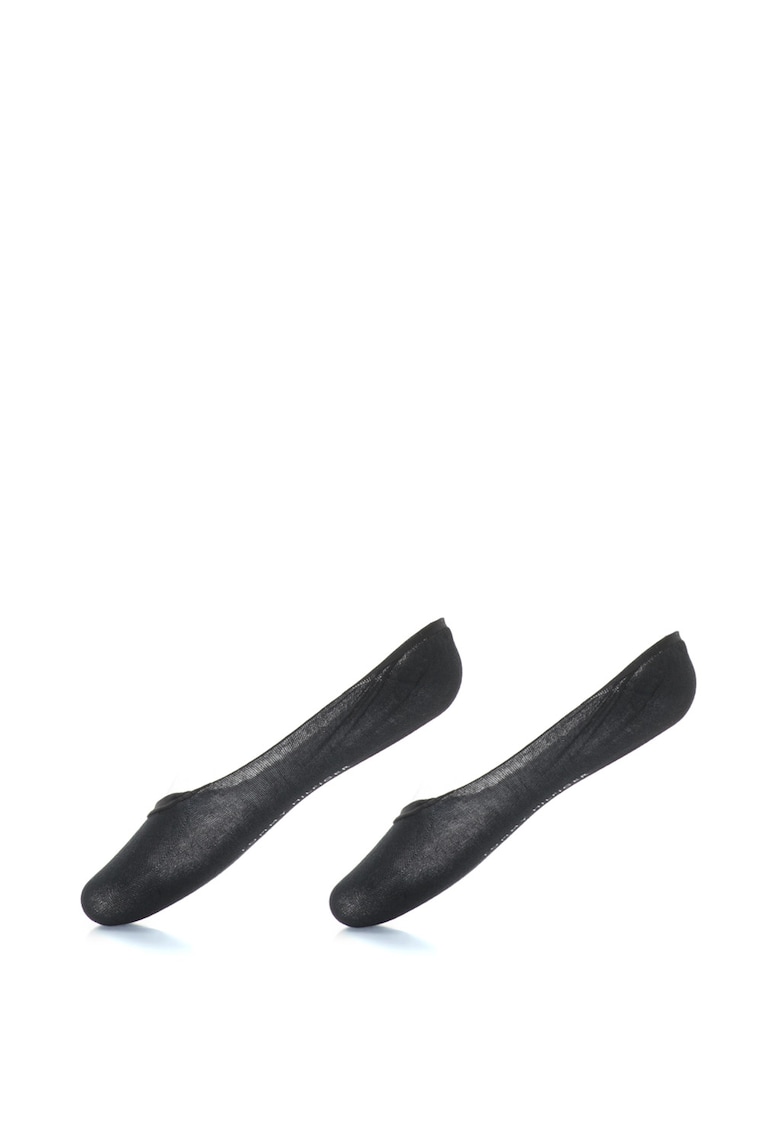 Set de sosete foarte scurte - 2 perechi - Negru