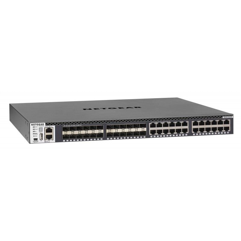 Switch ProSAFE M4300, 48 porturi, 24 x 10GBASE-T + 24 x SFP+
