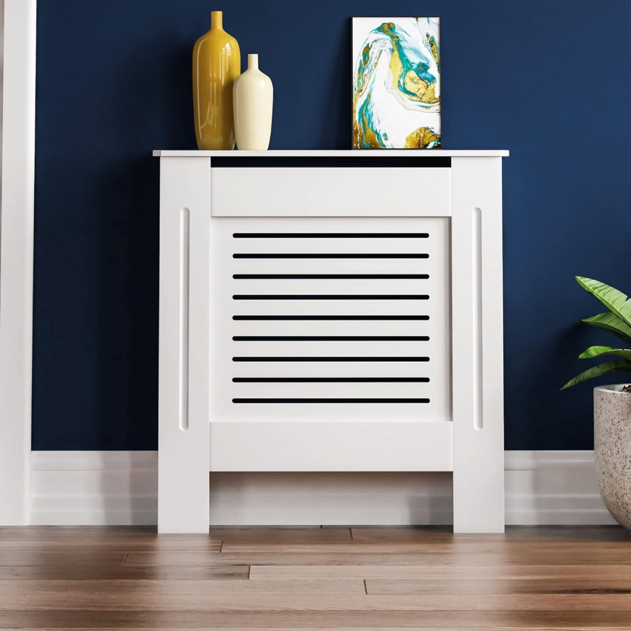 MDCA104 - Masca de calorifer, protectie radiator alba - 78/111/152 cm
