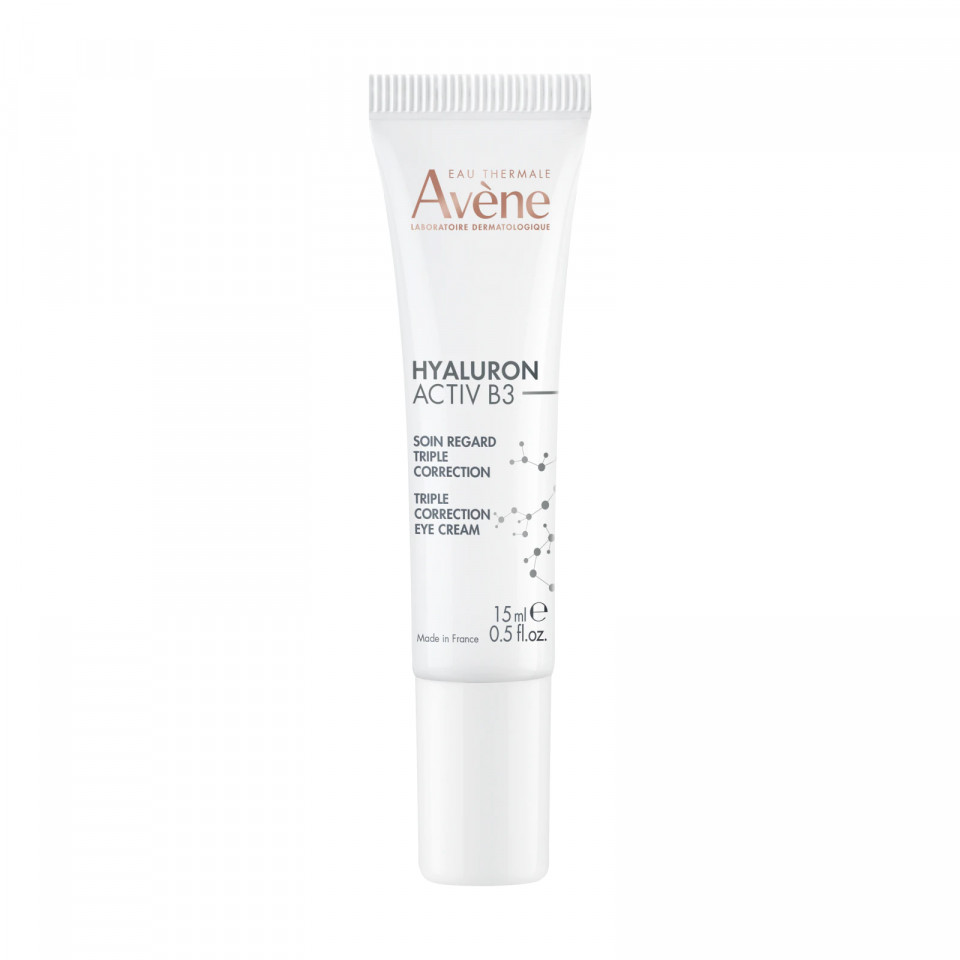 Crema de ochi cu tripla actiune Avene Hyaluron Activ B3, 15 ml