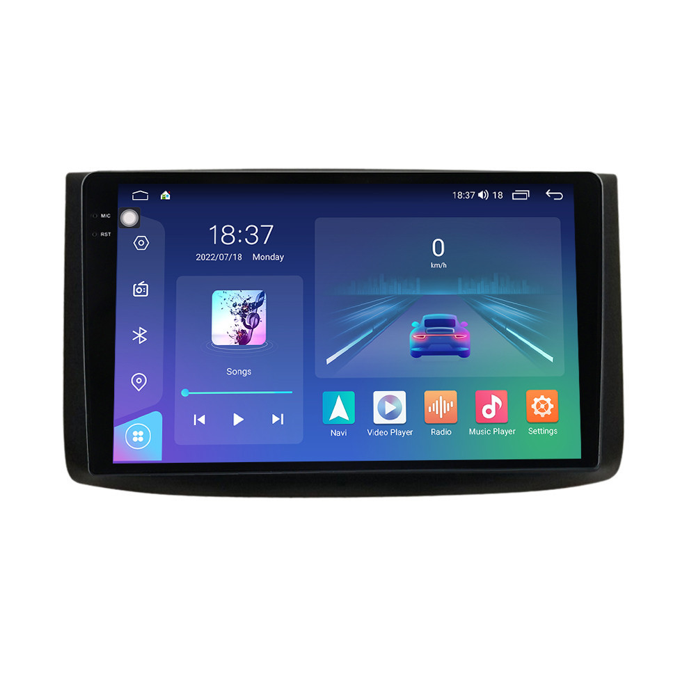 Navigatie dedicata cu Android Chevrolet Kalos 2006 - 2011, 4GB RAM, Radio GPS Dual Zone, Display 2K QLED 9.5" Touchscreen, Internet Wi-Fi si slot SIM 4G, Bluetooth, MirrorLink, USB