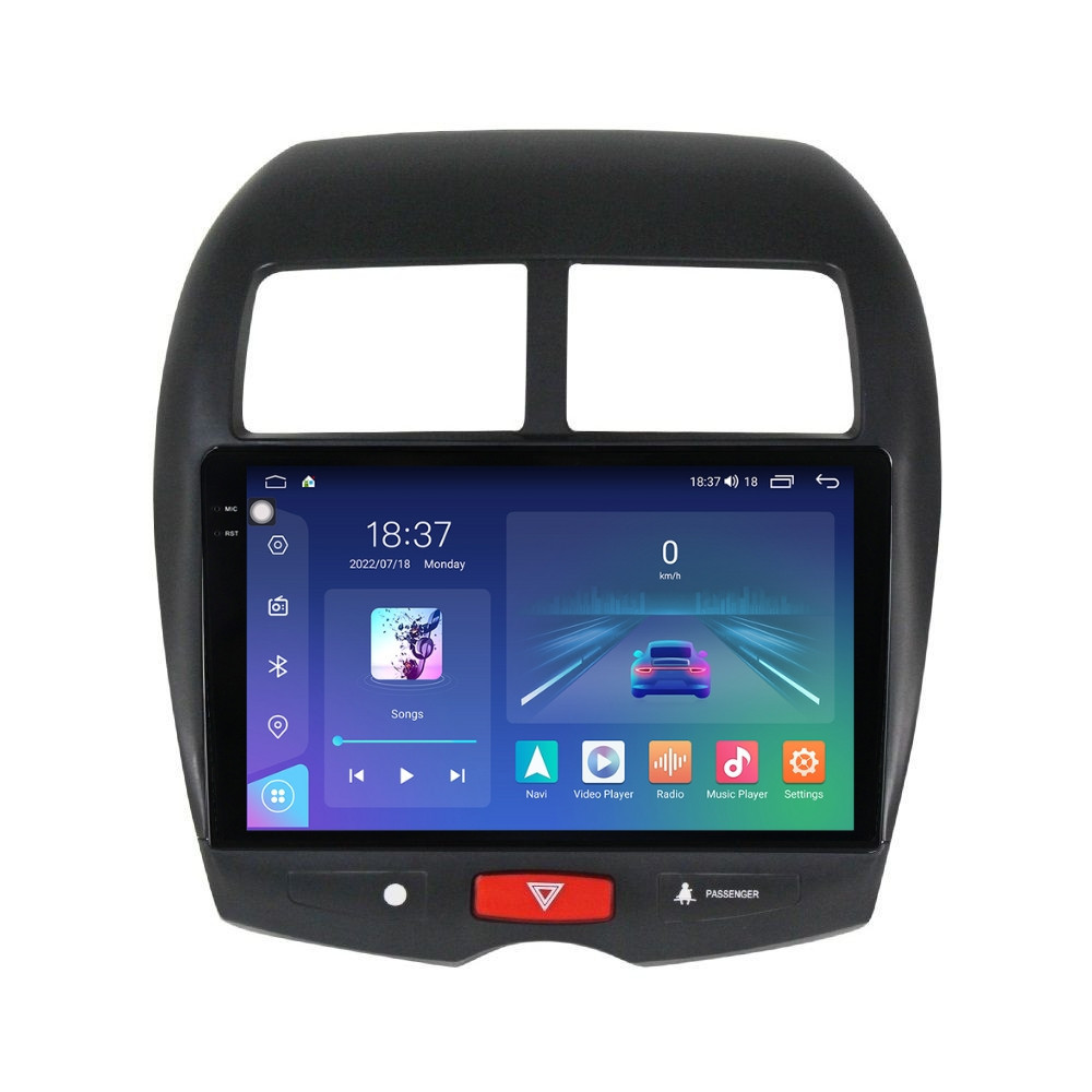 Navigatie dedicata cu Android Mitsubishi ASX 2010 - 2016, 4GB RAM, Radio GPS Dual Zone, Display 2K QLED 10.36" Touchscreen, Internet Wi-Fi si slot SIM 4G, Bluetooth, MirrorLink, USB