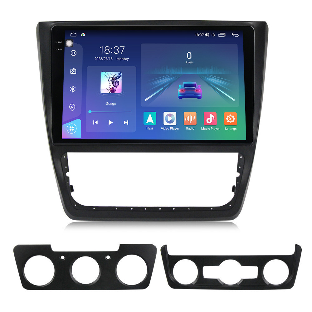 Navigatie dedicata cu Android Skoda Yeti 2009 - 2018, 4GB RAM, Radio GPS Dual Zone, Display 2K QLED 10.36" Touchscreen, Internet Wi-Fi si slot SIM 4G, Bluetooth, MirrorLink, USB