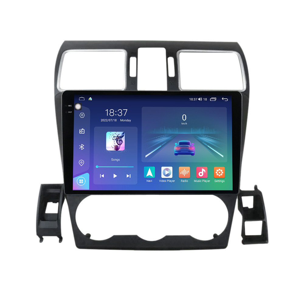 Navigatie dedicata cu Android Subaru Forester 2013 - 2018, 4GB RAM, Radio GPS Dual Zone, Display 2K QLED 9.5" Touchscreen, Internet Wi-Fi si slot SIM 4G, Bluetooth, MirrorLink, USB