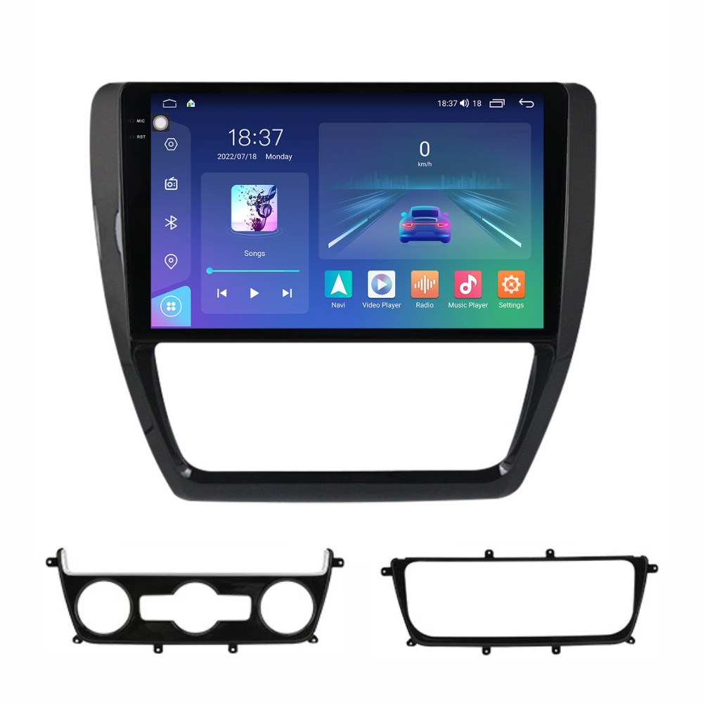 Navigatie dedicata cu Android VW Jetta IV 2011 - 2018, 4GB RAM, Radio GPS Dual Zone, Display 2K QLED 10.36" Touchscreen, Internet Wi-Fi si slot SIM 4G, Bluetooth, MirrorLink, USB
