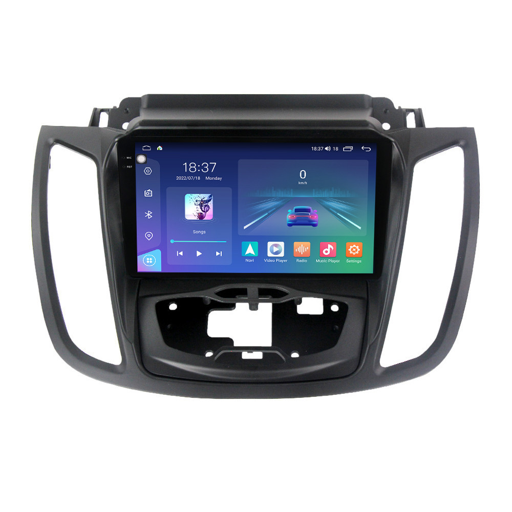 Navigatie dedicata cu Android Ford Kuga II 2012 - 2019 cu navigatie originala, 4GB RAM, Radio GPS Dual Zone, Display 2K QLED 9.5" Touchscreen, Internet Wi-Fi si slot SIM 4G, Bluetooth, MirrorLink, USB