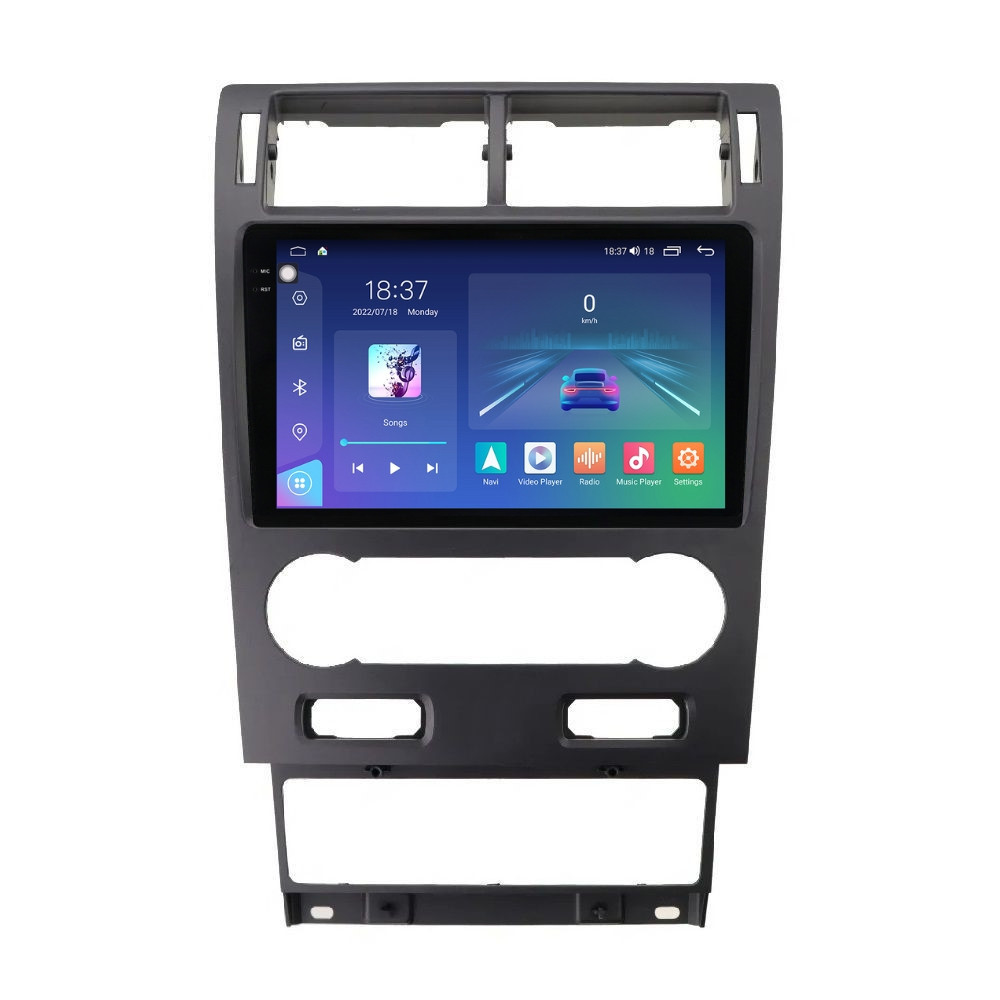 Navigatie dedicata cu Android Ford Mondeo III 2000 - 2007, clima automata, 4GB RAM, Radio GPS Dual Zone, Display 2K QLED 9.5" Touchscreen, Internet Wi-Fi si slot SIM 4G, Bluetooth, MirrorLink, USB