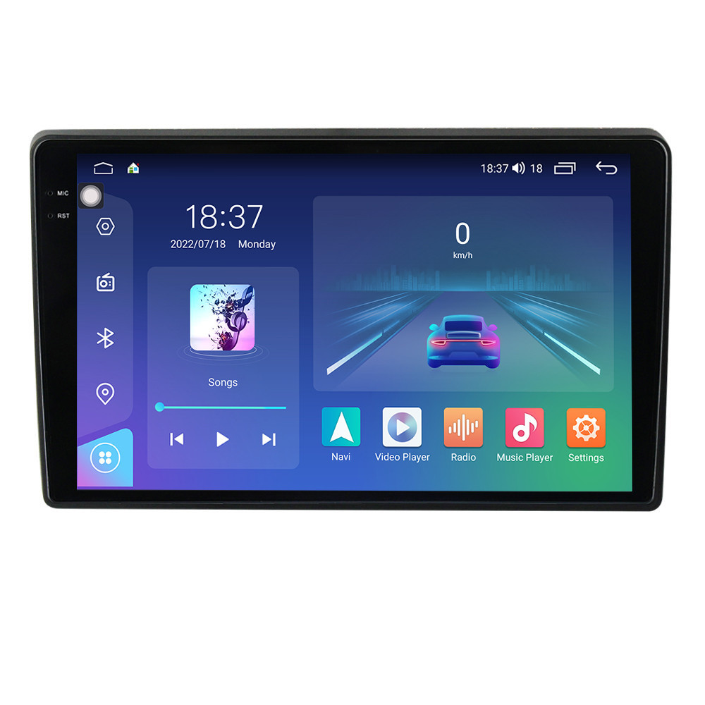 Navigatie dedicata cu Android Hyundai i40 2012 - 2020, 4GB RAM, Radio GPS Dual Zone, Display 2K QLED 9.5" Touchscreen, Internet Wi-Fi si slot SIM 4G, Bluetooth, MirrorLink, USB
