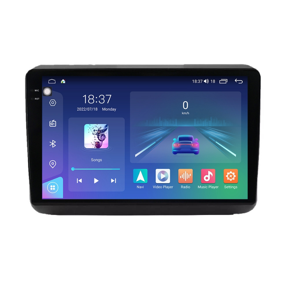 Navigatie dedicata cu Android Jeep Grand Cherokee IV 2014 - 2021, 4GB RAM, Radio GPS Dual Zone, Display 2K QLED 9.5" Touchscreen, Internet Wi-Fi si slot SIM 4G, Bluetooth, MirrorLink, USB