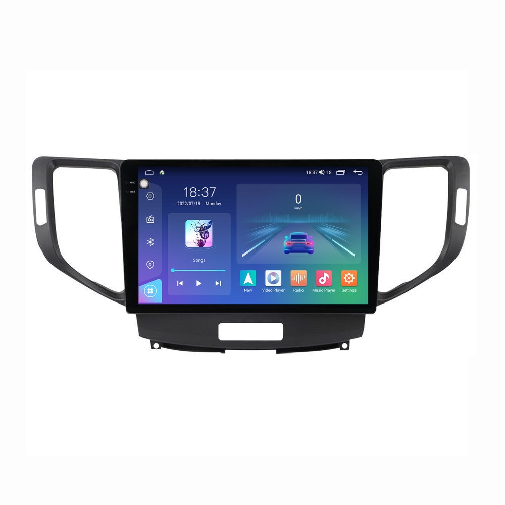 Navigatie dedicata cu Android Honda Accord VIII 2008 - 2012, 4GB RAM, Radio GPS Dual Zone, Display 2K QLED 9.5" Touchscreen, Internet Wi-Fi si slot SIM 4G, Bluetooth, MirrorLink, USB