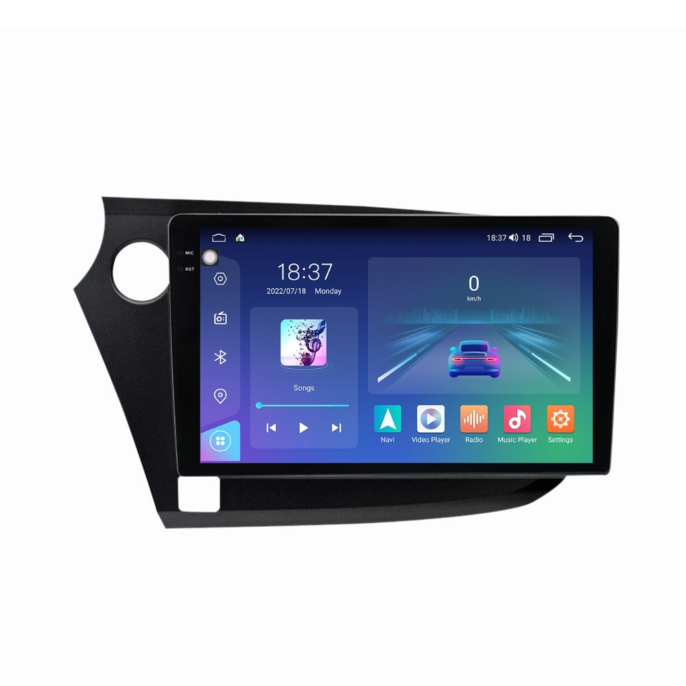 Navigatie dedicata cu Android Honda Insight 2009 - 2014 , 4GB RAM, Radio GPS Dual Zone, Display 2K QLED 9.5" Touchscreen, Internet Wi-Fi si slot SIM 4G, Bluetooth, MirrorLink, USB