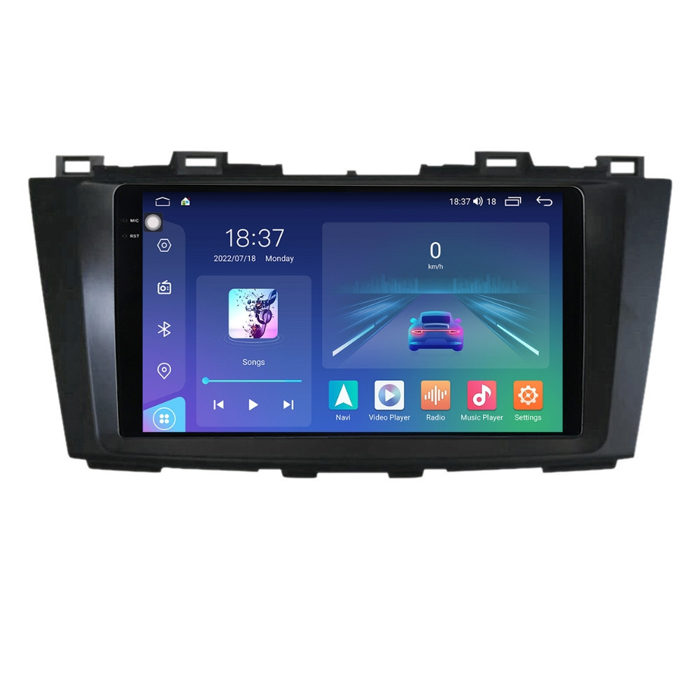 Navigatie dedicata cu Android Mazda 5 2010 - 2017, 4GB RAM, Radio GPS Dual Zone, Display 2K QLED 9.5" Touchscreen, Internet Wi-Fi si slot SIM 4G, Bluetooth, MirrorLink, USB