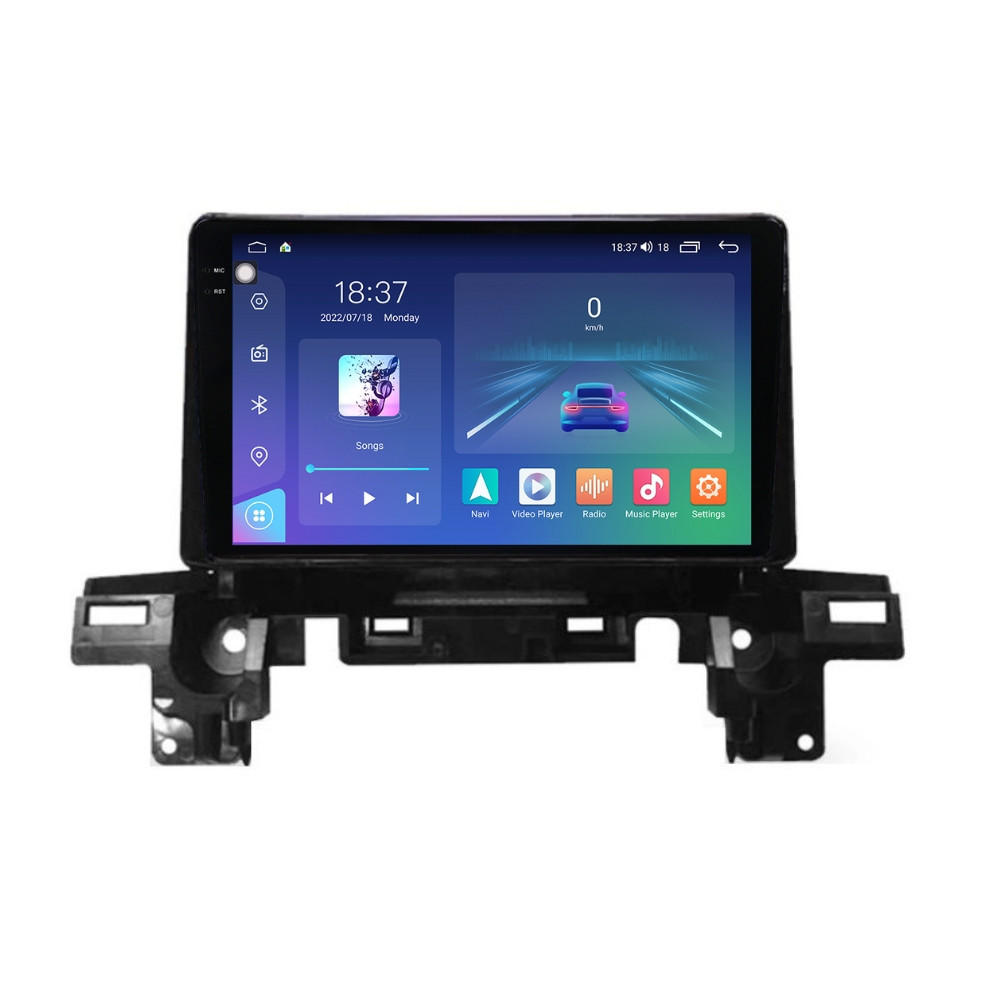Navigatie dedicata cu Android Mazda CX-5 2017 - 2021, 4GB RAM, Radio GPS Dual Zone, Display 2K QLED 9.5" Touchscreen, Internet Wi-Fi si slot SIM 4G, Bluetooth, MirrorLink, USB