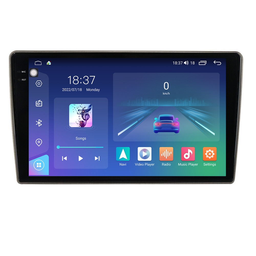 Navigatie dedicata cu Android Nissan Tiida 2004 - 2013, 4GB RAM, Radio GPS Dual Zone, Display 2K QLED 9.5" Touchscreen, Internet Wi-Fi si slot SIM 4G, Bluetooth, MirrorLink, USB
