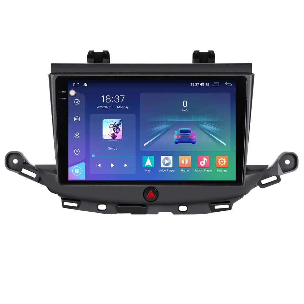 Navigatie dedicata cu Android Opel Astra K 2015 - 2021 sedan, 4GB RAM, Radio GPS Dual Zone, Display 2K QLED 9.5" Touchscreen, Internet Wi-Fi si slot SIM 4G, Bluetooth, MirrorLink, USB