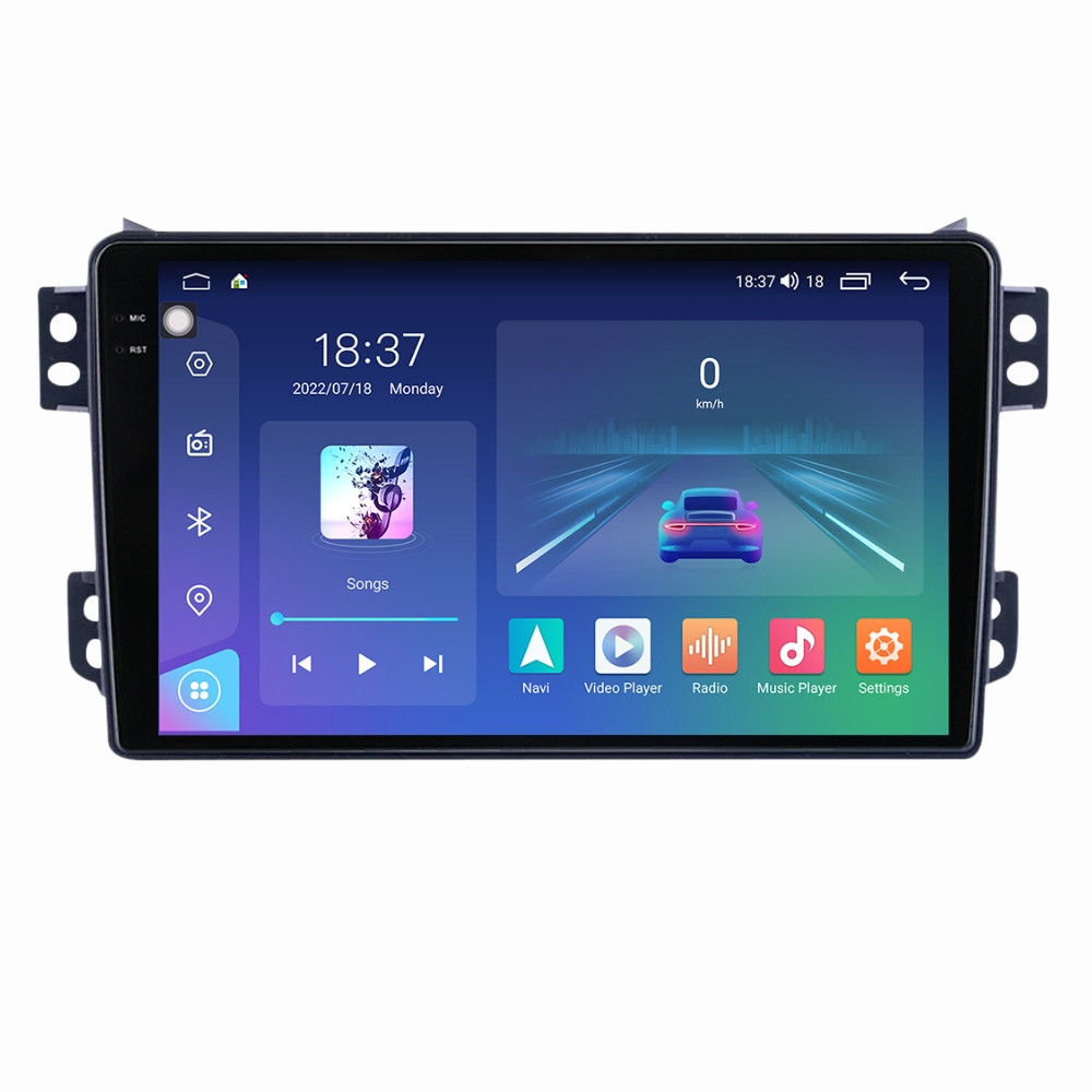 Navigatie dedicata cu Android Suzuki Splash 2008 - 2015, 4GB RAM, Radio GPS Dual Zone, Display 2K QLED 9.5" Touchscreen, Internet Wi-Fi si slot SIM 4G, Bluetooth, MirrorLink, USB