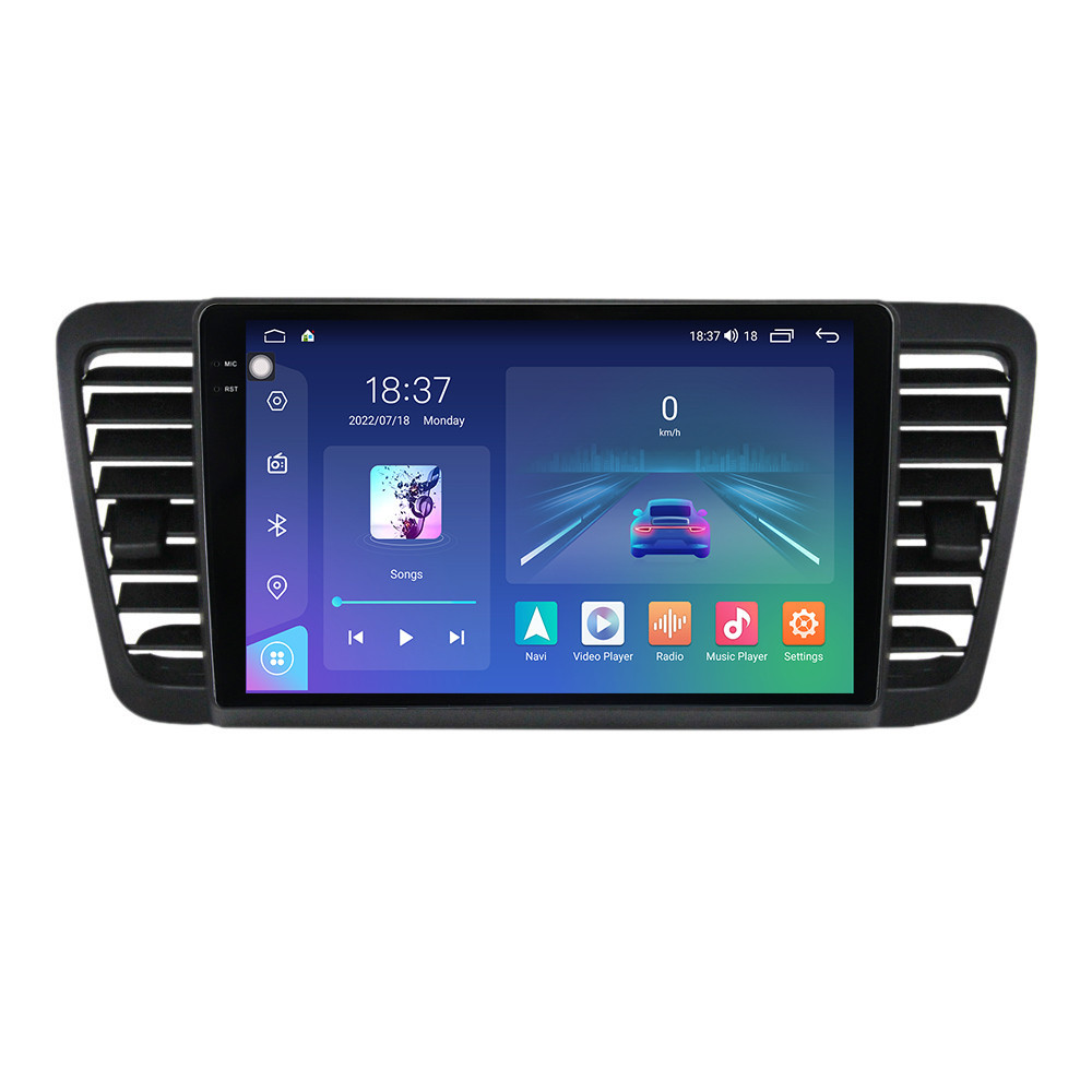 Navigatie dedicata cu Android Subaru Outback / Legacy 2003 - 2009, 4GB RAM, Radio GPS Dual Zone, Display 2K QLED 9.5" Touchscreen, Internet Wi-Fi si slot SIM 4G, Bluetooth, MirrorLink, USB