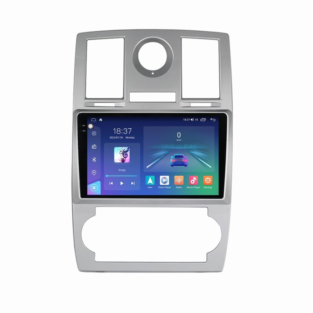 Navigatie dedicata cu Android Chrysler 300C 2004 - 2010, 4GB RAM, Radio GPS Dual Zone, Display 2K QLED 9.5" Touchscreen, Internet Wi-Fi si slot SIM 4G, Bluetooth, MirrorLink, USB