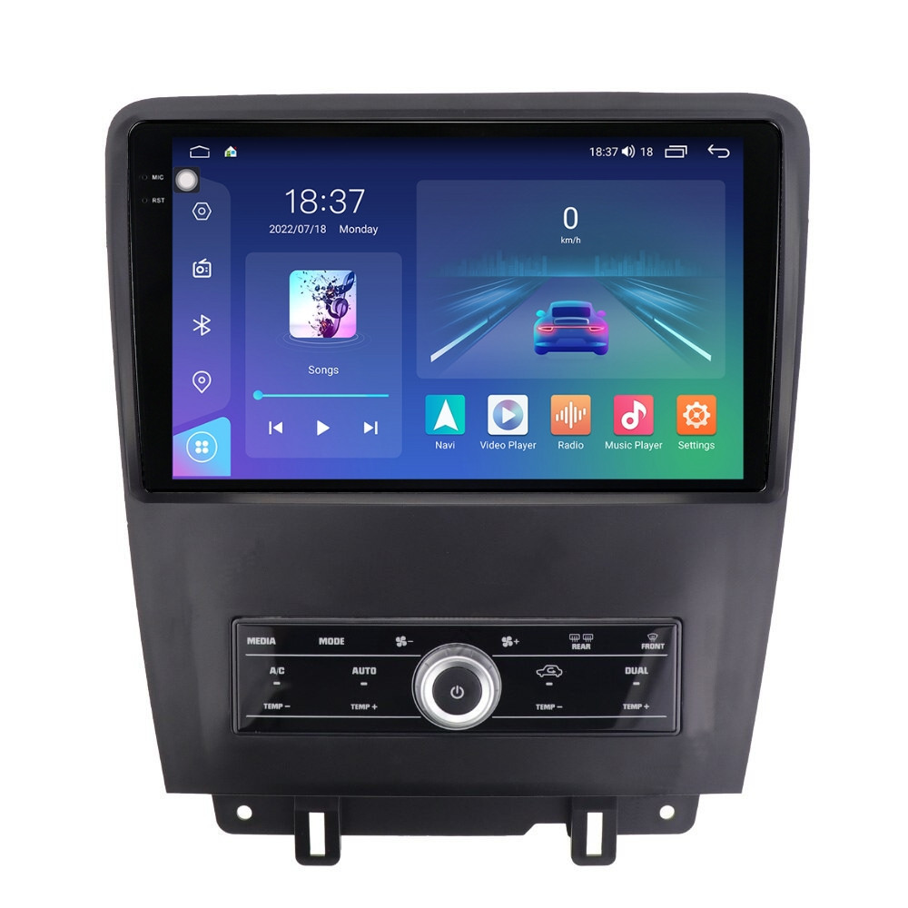 Navigatie dedicata cu Android Ford Mustang 2009 - 2014, 4GB RAM, Radio GPS Dual Zone, Display 2K QLED 10.36" Touchscreen, Internet Wi-Fi si slot SIM 4G, Bluetooth, MirrorLink, USB