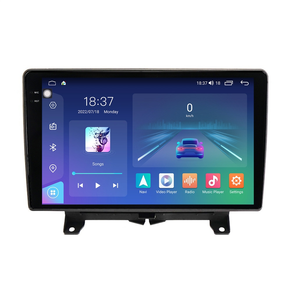 Navigatie dedicata cu Android Land Rover Range Rover Sport I 2005 - 2009, 4GB RAM, Radio GPS Dual Zone, Display 2K QLED 9.5" Touchscreen, Internet Wi-Fi si slot SIM 4G, Bluetooth, MirrorLink, USB