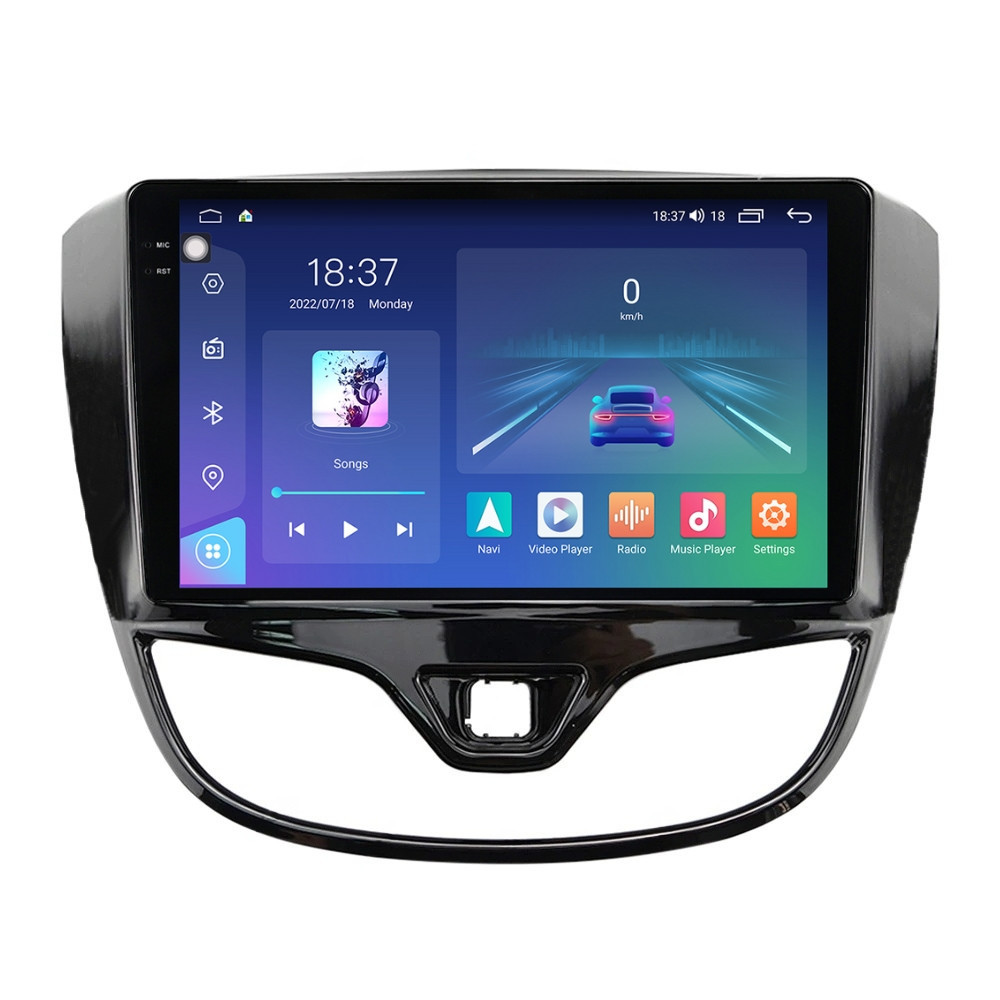 Navigatie dedicata cu Android Opel Karl 2015 - 2019, 4GB RAM, Radio GPS Dual Zone, Display 2K QLED 9.5" Touchscreen, Internet Wi-Fi si slot SIM 4G, Bluetooth, MirrorLink, USB