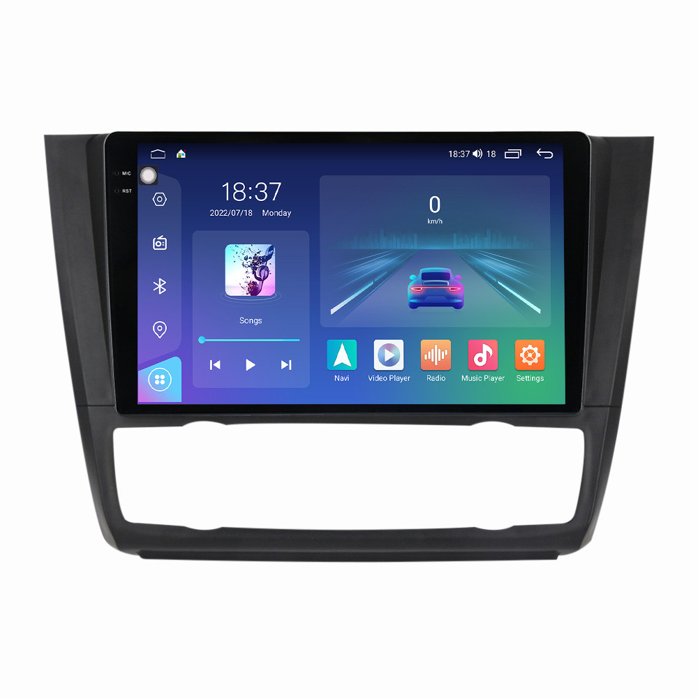 Navigatie dedicata cu Android BMW Seria 1 (E81 / E87) 2007 - 2013, clima automata, 8GB RAM, Radio GPS Dual Zone, Display 2K QLED 9.5" Touchscreen, Internet Wi-Fi si slot SIM 4G, Bluetooth, MirrorLink, USB